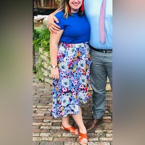 Maeve by Anthropology (A+) Sybil wrap skirt size 1X